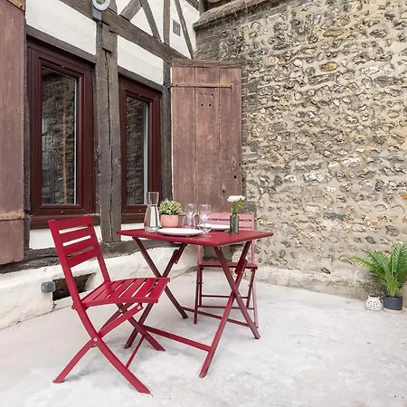 La Hazel - Terrasse - Climatisation - Arrivee Autonome Rouen
